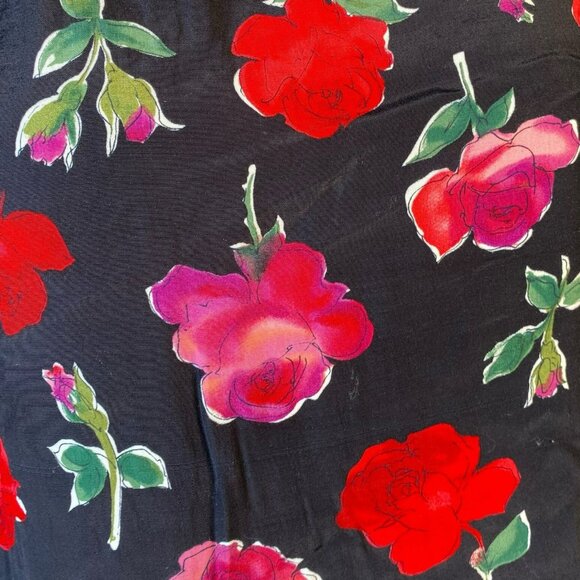 VTG Metropolitan NY Roses Mini Dress - Picture 7 of 11